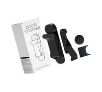 2. Butée de porte réglable en hauteur, base en caoutchouc, support à ressort, protection murale, bureau, hôpital, pratique de la location