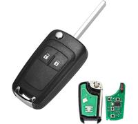 2 Button Car Remote Key Shell 433mhz Id46 Chip Remote Key For Opel Vauxhall Astra Insignia Mokka Zafira Replacement Car Key Case With Battery And Blade
