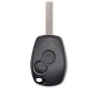 2 Button Remote Key Case Compatible With Renault Clio,Modus,Twingo,Kangoo,Wind,Remote Control Car Cover Replacement Shell With Blade (Check Compatibility)