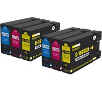 2 C/M/Y Lot De 3 Cartouches D'Encre Pour Remplacer Canon Pgi-1500Xl Compatible/Non-Oem Pour Imprimantes Pixma (6 Encres)[ENC945647]