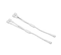 2 cables de extensión permanentes en forma de Y de 3 pines IP68 para luces exteriores, 1 macho a 2 hembra, cable de extensión para Permanent H705A H705B H705C, tiras de luz para