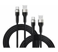 2 câbles enroulables magnétiques USB-A / USB-C ¿ 1 m