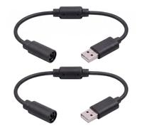 2 Câbles USB Breakaway pour Volant Logitech G29 G920 et Manette Xbox 360 | Gaine PVC Robuste, Broches en Cuivre pour Transmission Stable, Puce Intelligente Intégrée, Cordon de Séparation USB 2.0