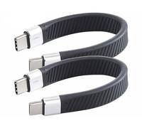 2 câbles USB-C vers USB-C 3.1 avec Power Delivery 100W - 13 cm