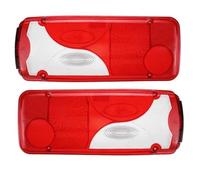 2 Cabochons pour Feux Arrière Gauche et Droite Lentille Camion Camionette Compatible Sprinter VW Crafter Scania 5 P R MAN TGL TGM