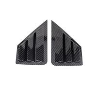 2 Caches De Persiennes De Vitre Latérale pour Toyota pour CHR 2018 2019 2020 2021 - Volet De Becquet Arrière(Carbon Fiber Color)