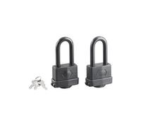 AGT Cadenas à anse XXL – 2 cadenas – 3 clés – IP44 G