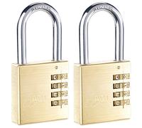 2 cadenas à code 4 chiffres - Laiton - 50 mm [AGT]