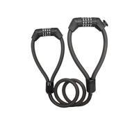 2. Cadenas à double tête sans clé, résistant aux intempéries, léger, pour vélos de montagne et de route, mot de passe à double tête