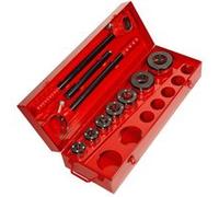 2 cages 1 cliquet + bras BSPT Droite : 3/8 -1/2 3/4 1 1.1/4 1.1/2 2 en coffret métal Virax G