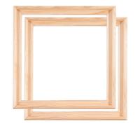 2 CAISSES AMÉRICAINE | 50x50 cm, Bois | Artiste, Peinture, Toile, Cadre