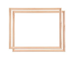 2 CAISSES AMÉRICAINE | 50x70 cm, Bois | Artiste, Peinture, Toile, Cadre