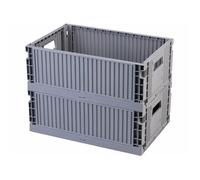 2 caisses de rangement pliables 43 x 29,5 x 16 cm