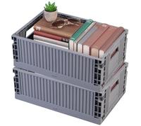 2 caisses de rangement pliables 43 x 29,5 x 16 cm [Rosenstein & Söhne]