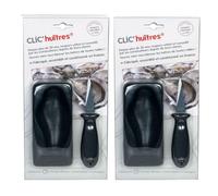 2 cale-huître et lancettes Noir G