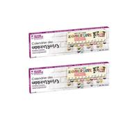 2 calendriers des Anniversaires en bois 40 x 12 cm