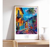2 Cali Poster Colombia Poster Salsa Poster Latin poster Colombian poster Cali Travel Art Colom Poster A5 - Décoration murale inspirante et motivante pour la vie quotidienne Citation encourageante de