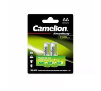 2 Camelion Aa Rechargeable batteries Toujours Prêt HR6 2500MAH 2BL Nimh Vert New