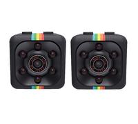 2 caméras cachées, mini caméras sans fil 1080p HD portables avec détection de mouvement et enregistrement en boucle
