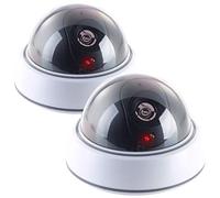 2 caméras dômes factices avec LED rouge [VisorTech]
