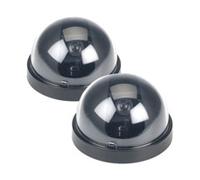 2 caméras dômes factices simples VisorTech