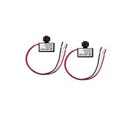 2 Capteurs de Lumière à Cellule Photoélectrique 105 V-130 V CA, Capteur Crépusculaire avec Interrupteur de Contrôle de la Luminosité, Écrous et