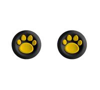 2 capuchons en silicone manette pour Rog Xbox Ally/Rog Xbox Ally X Couvercle pour manette Rocker Thumpstick (Noir et jaune)