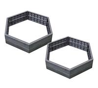Garantia Kit de 2 carrés potager Ergo 995213 gris