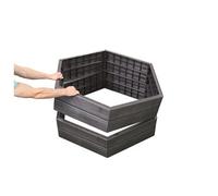 Garantia Kit 2 carrés potager 995212 – 2 sets d'extension – Gris