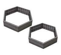 2 carrés potager Graf 995213 gris G
