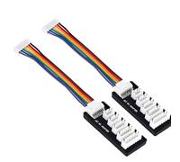 2 Carte Adaptateur 2S-6S pour Chargeur d'équilibre JST-XH pour Batteries RC LiPo, Adaptateur de Charge avec Câble, Carte d'extension 2S-6S pour Charge de Batterie, Conseil Chargeur de Balance