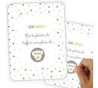 2 Cartes "Témoins" - Carte Annonce Mariage à Gratter - Bon Cadeau - Témoins