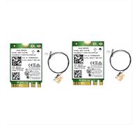 2 cartes Wi-Fi 8260/8260NGW avec antenne 2,4 GHz/5 GHz, Bluetooth 4.2 NGFF M.2, module sans fil pour Intel AC.