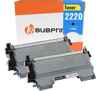 2 Cartouche de Toner Compatible pour Brother TN-2220 TN-2010 MFC-7360N DCP-7055 HL-2130 DCP-7065DN Fax 2840 HL-2270DW MFC-7460DN MFC-7860DW TN2220 Noir