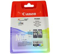 2 Cartouche d'encre pour Imprimante Canon Pixma MP280 - Multi-Color