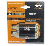 2 cartouches CO2 SKS Airgun 16g Noir