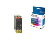 2 Cartouches compatibles pour EPSON 502XL 502 XL Noir Jumelles - PREMIUM CARTOUCHE