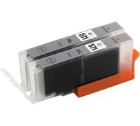 2 Cartouches d'encre Gris pour remplacer CLI-571GY Compatible/Non-OEM pour PIXMA Imprimantes