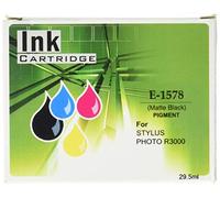 2 Cartouches d'encre T1578 Noir Mat Compatible pour Epson Stylus Photo R3000 - Encre pigmentée. 29.5 ML Chaque
