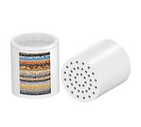 2 Cartouches Filtre de Douche YEAUPE, Eliminent 99% du Chlore et des Substances Nocives, Améliore la Santé de la Peau et des Cheveux, réapprovisionne en vitamine C,Installation Facile