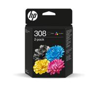 2 cartouches originales HP 308 CMJN - Pack HP
