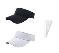 2 Casquettes De Baseball Et 10 Patchs Absorbant La Transpiration, Chapeaux De Soleil Réglables, Casquettes De Sport, Casquettes De Baseball, Protection UV, Vélo, Pêche, Tennis, Course