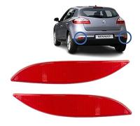 2 catadioptres compatibles pour Megane 3 (5 portes) et Fluence (2012-2020) RÉFLECTEURS ARRIÈRE GAUCHE + DROIT | Pare-chocs arrière | 265650004R | 265608871R