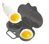2 Cavités Cuiseur À Œufs Au -ondes, 16×11,5cm Cuiseur A Œufs | Cuiseur A Œufs, Moule À Vapeur, Microwave Egg Poacher, Cuiseur Oeuf Ondes, Antiadhésive Sans Huile, Facile À