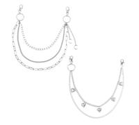 2 Chaînes De Pantalons, Chaînes De Pantalons Pour Femmes, Accessoires Punk, Accessoires Gothiques Pour Femmes, Punk Rock, Jeans Ceinture Chaîne, Accessoires Chaîne