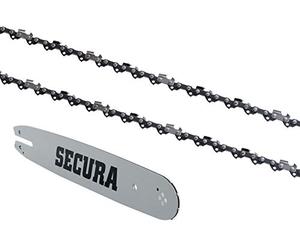 2 Chaînes + guide adapté pour Husqvarna T525 | 30cm 3/8LP 45M 1,3mm