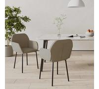 vidaXL Chaises de salle à manger sièges de cuisine Mod. 344701 Lot de 2