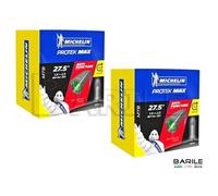 2 Chambre à Air Ponction Vélo Vtt 27,5 " x 1.9 - 2.5 MICHELIN Protek Max P