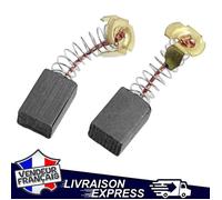 2 CHARBON MOTEUR ÉLECTRIQUE 7x17x18MM UNIVERSEL BALAIS BROSSES (960)