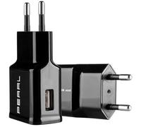 2 chargeurs Secteur USB 2,1 A / 10,5 W - Coloris Noir [PEARL]